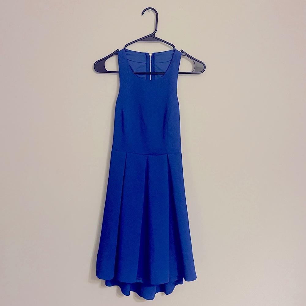 - Lulus  blue Skater Dress -small